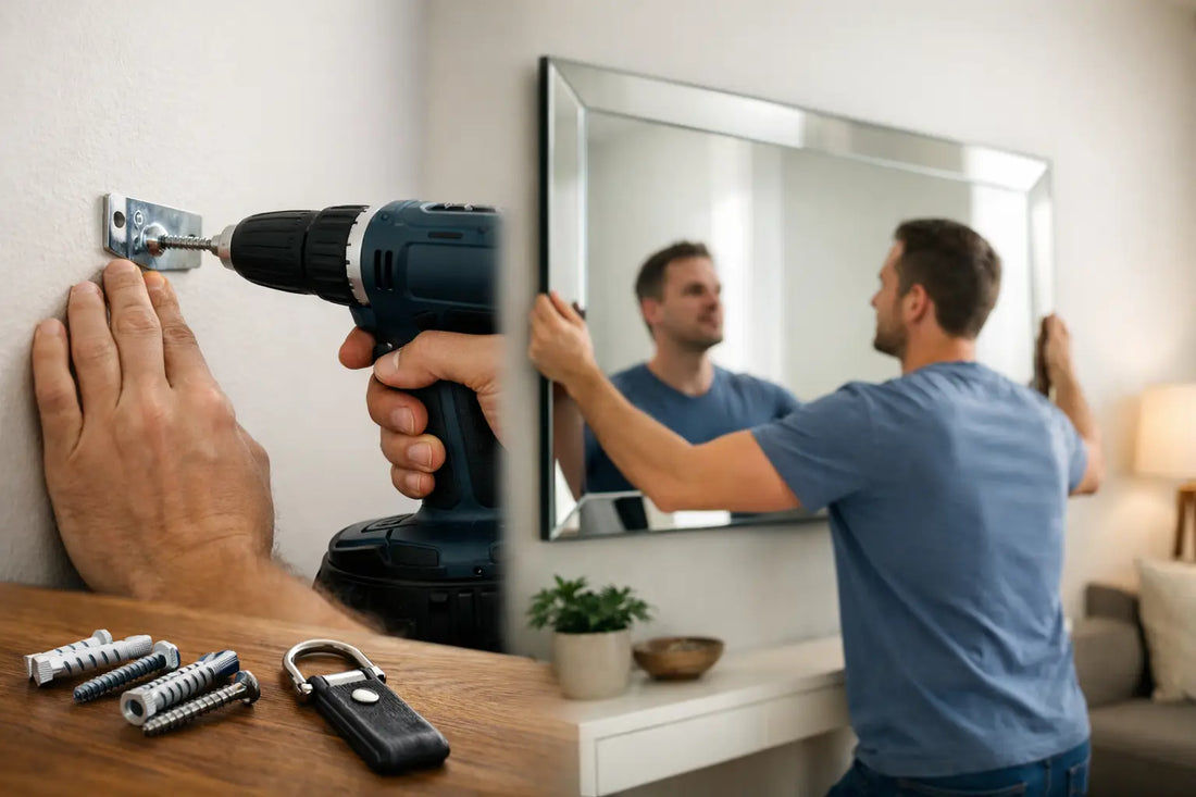 How to Hang Heavy Mirrors Safely on Any Wall