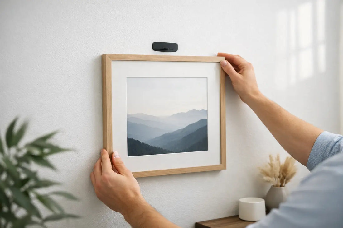 Plaster Wall Hanging Without Cracks or Holes
