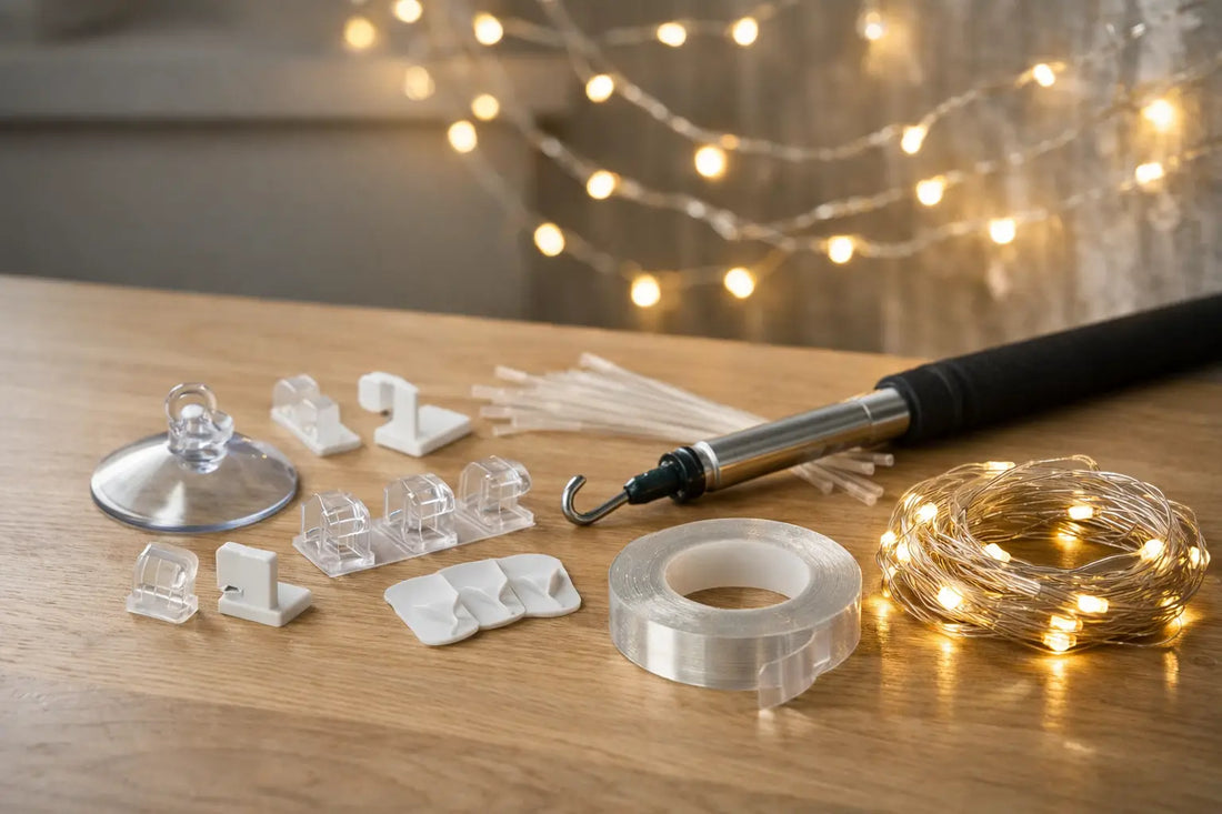 Fairy Light Hanging Tools for Damage-Free Displays