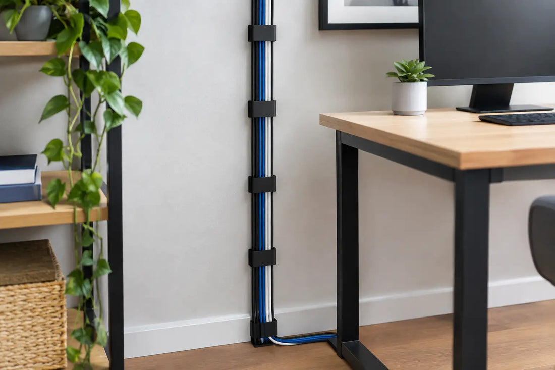 How to Organise Cables Vertically at Home