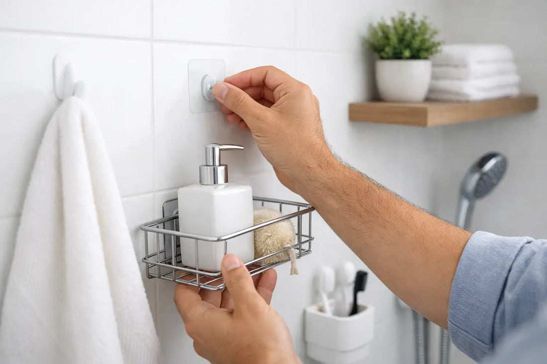 How to Hang Lightweight Bathroom Accessories