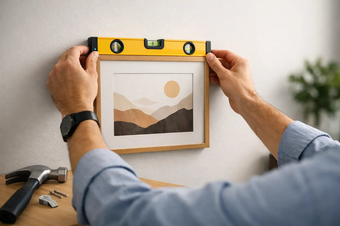 How to Hang Wall Decor Straight Every Time