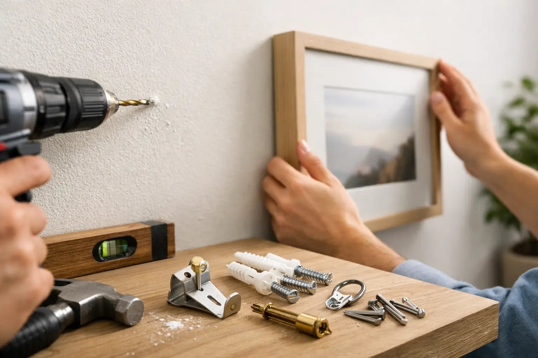 A Practical Guide to Hanging on Plaster