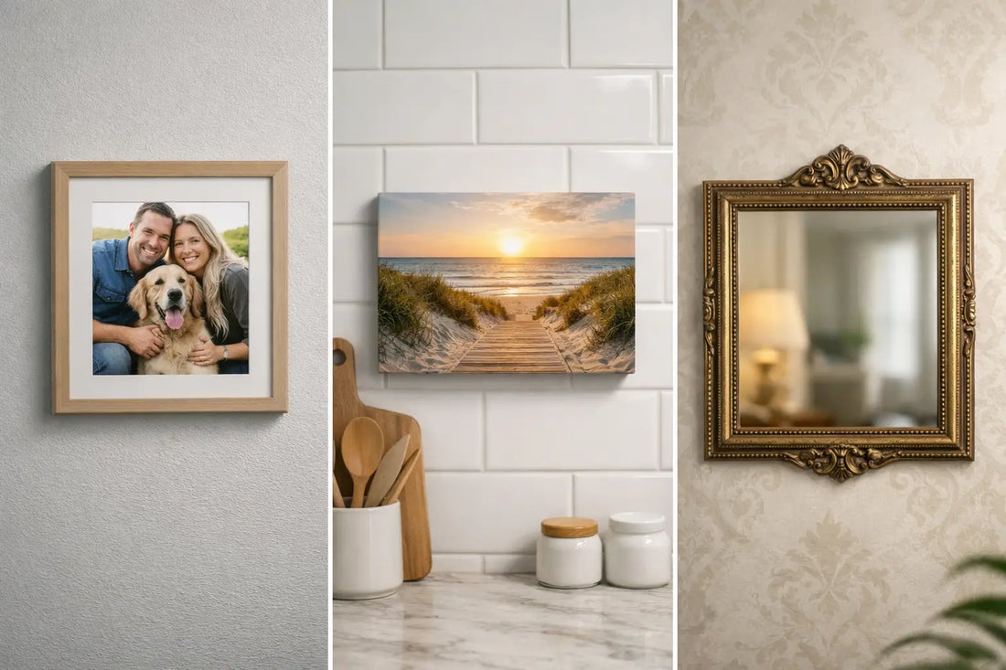 Where Adhesive Picture Hangers Work Best