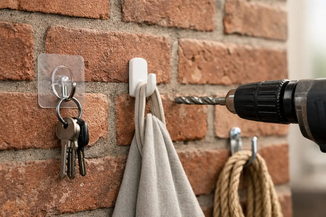 Can Hooks Stick to Brick? What Actually Works