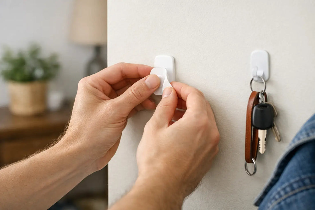 How to Install Removable Hooks Without Wall Damage