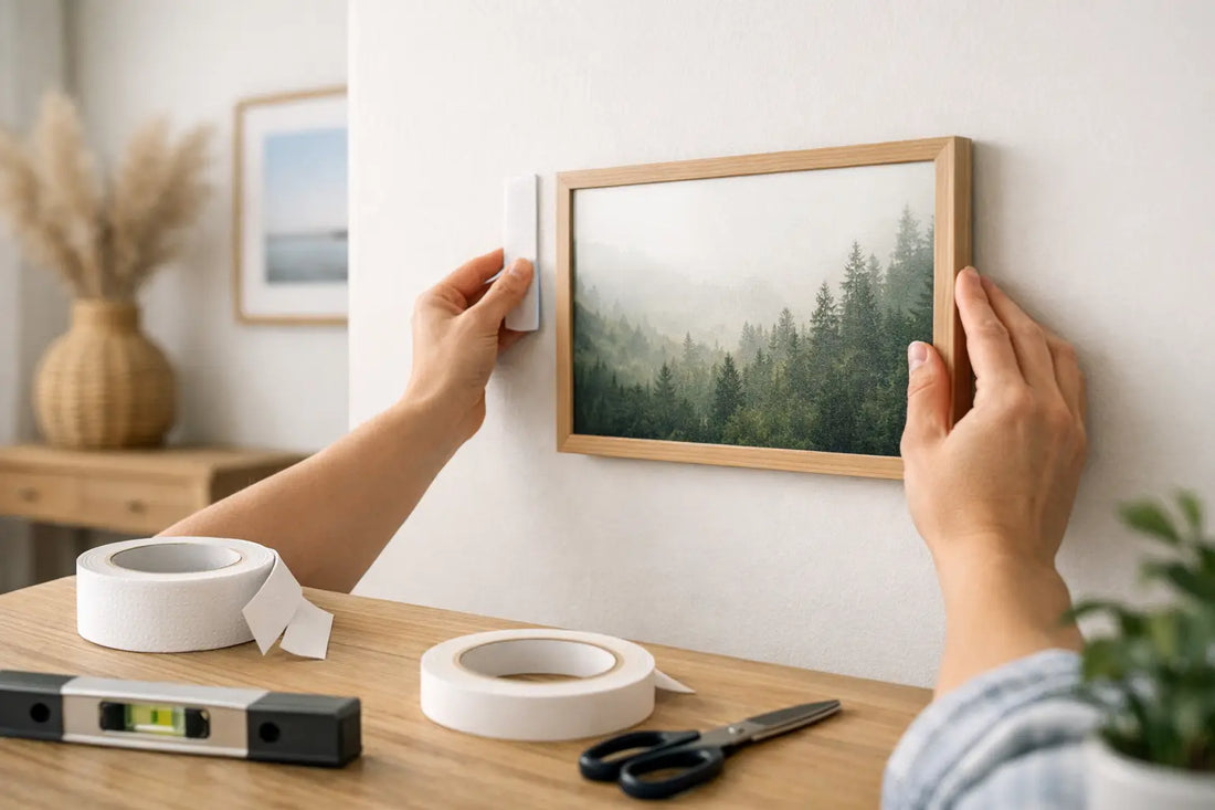 How to Hang Pictures Without Nails