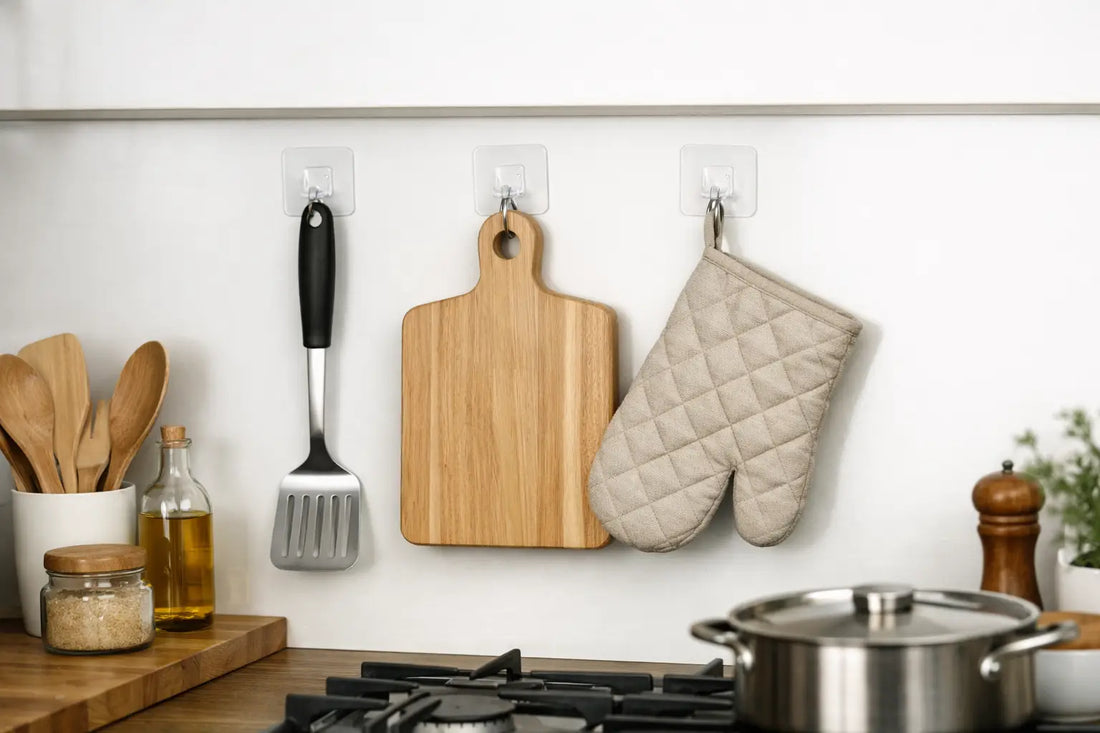 Best Adhesive Hooks for Kitchens That Hold Up