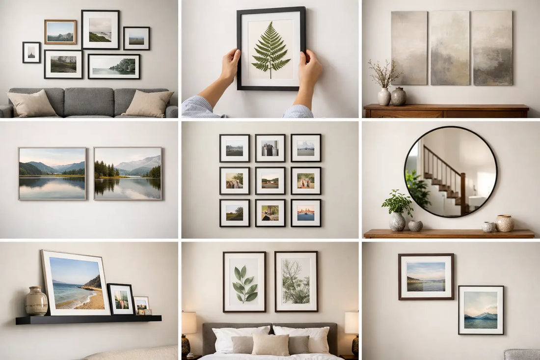 9 Picture Hanging Examples That Work