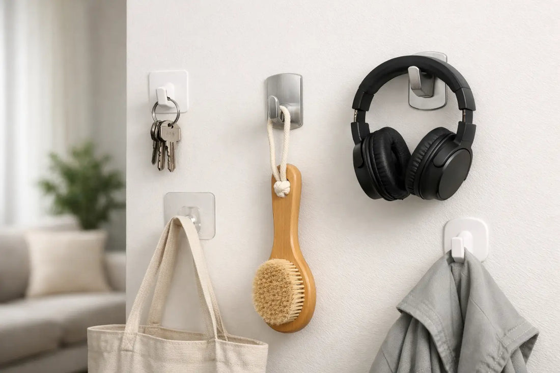 Best No Drill Wall Hooks for Damage-Free Homes