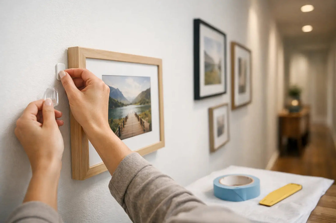 How to Hang Pictures in Hallway Without Damage