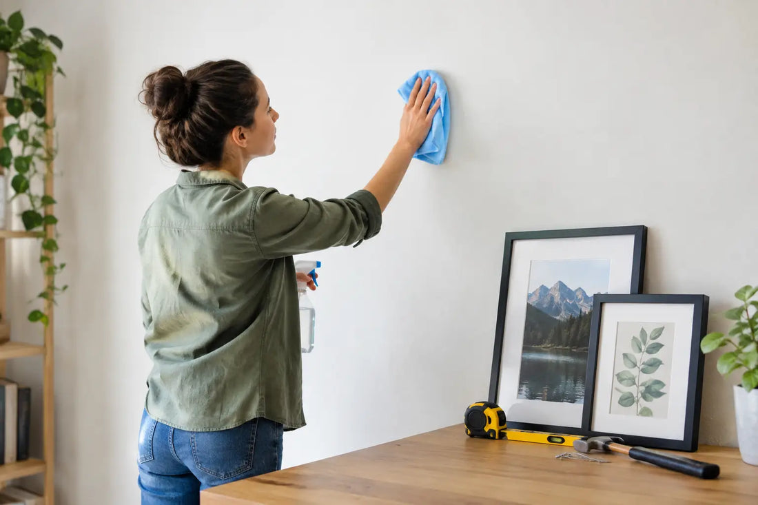 Why Clean Walls Before Hanging Pictures?