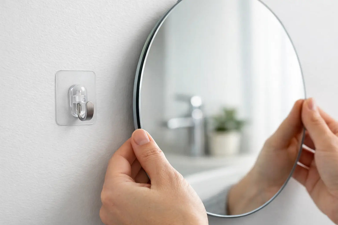 Can Adhesive Hooks Hold Mirrors Without Damage?