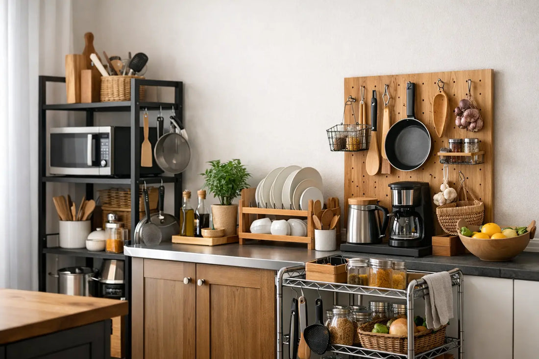 Rental Kitchen Storage Ideas That Protect Your Walls