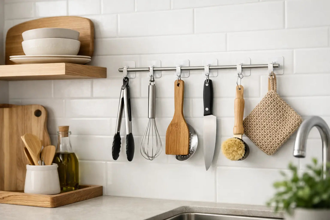 Best Kitchen Hooks for Tidy, Damage-Free Storage
