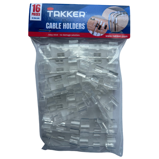 TAKKER™ easy stick - no damage CABLE HOLDERS (large)