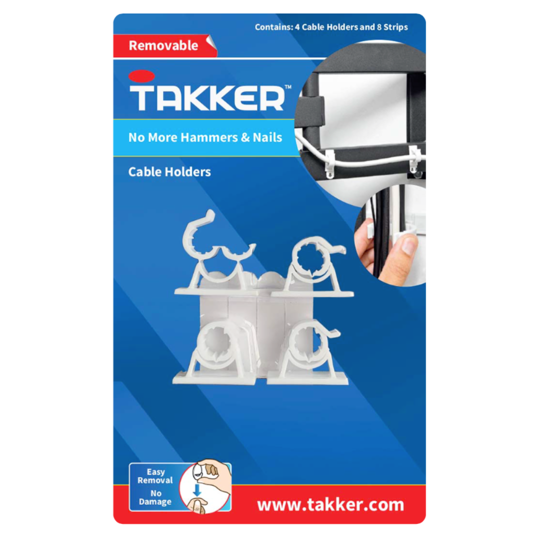 TAKKER™ Easy Stick – No Damage CABLE HOLDERS
