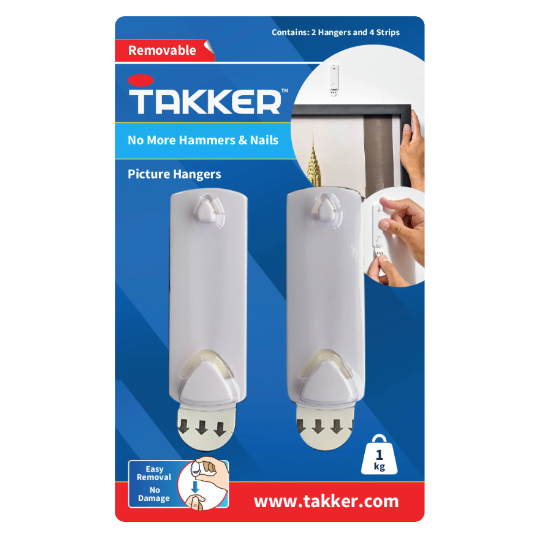 TAKKER™ Easy Stick – No Damage PICTURE HANGERS